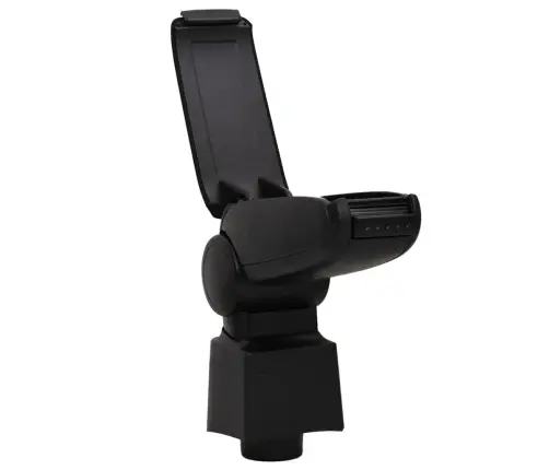 Automašīnas Roku Balsts, Melns, 12X34X(35-47) Cm, Abs Vidaxl