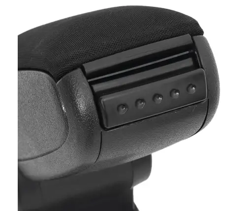 Automašīnas Roku Balsts, Melns, 12X34X(35-47) Cm, Abs Vidaxl