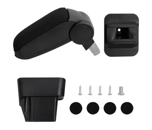 Automašīnas Roku Balsts, Melns, 13X34X(33-46) Cm, Abs Vidaxl