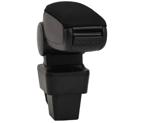 Automašīnas Roku Balsts, Melns, 13X34X(33-46) Cm, Abs Vidaxl