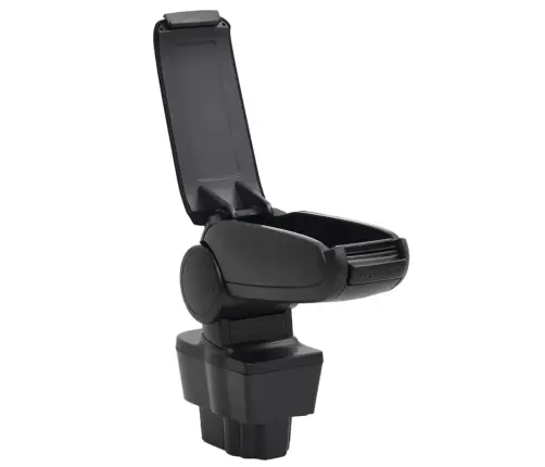 Automašīnas Roku Balsts, Melns, 12X37X(31-48) Cm, Abs Vidaxl