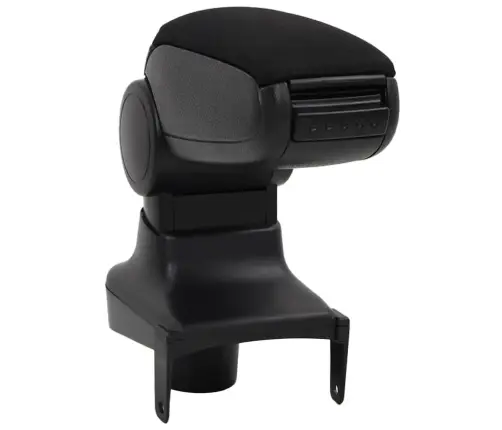 Automašīnas Roku Balsts, Melns, 15X35X(30-47) Cm, Abs Vidaxl