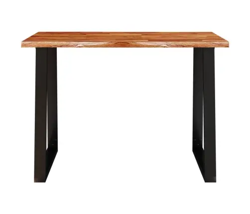 Virtuves Galds, Dabīgas Formas Malas, 110X70X75 Cm, Akācija Vidaxl