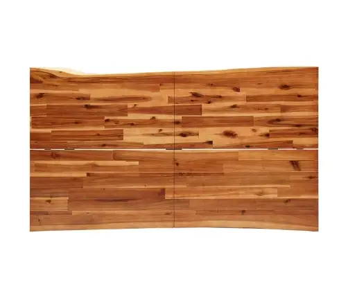 Galds, Dabīgas Formas Malas, 140X80X75 Cm, Akācijas Masīvkoks Vidaxl