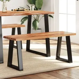 Sols, Dabīgas Formas Malas, 110 Cm, Akācijas Masīvkoks Vidaxl