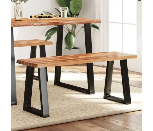 Sols, Dabīgas Formas Malas, 110 Cm, Akācijas Masīvkoks Vidaxl