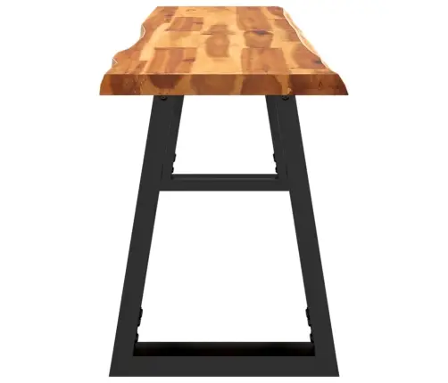 Sols, Dabīgas Formas Malas, 140 Cm, Akācijas Masīvkoks Vidaxl