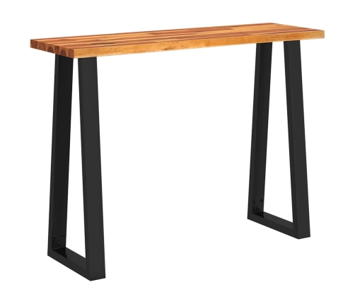 Konsolinis Staliukas Su Gyvu Kraštu, 110X35X80cm Akacija