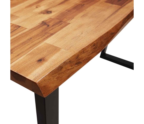 Konsolinis Staliukas Su Gyvu Kraštu, 110X35X80cm Akacija