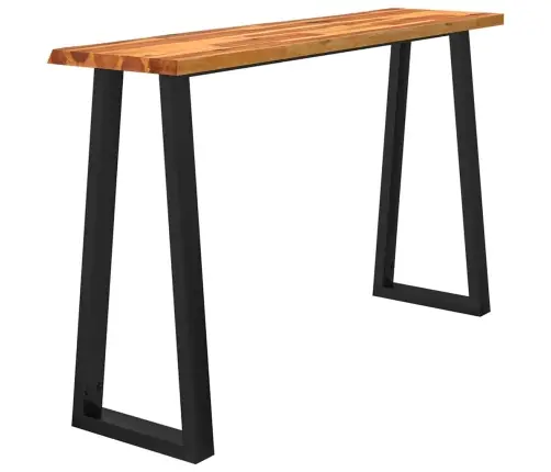Konsolinis Staliukas Su Gyvu Kraštu, 140X40X80cm Akacija Konsolinis Staliukas Su Gyvu Kraštu, 140X40X80cm Akacija