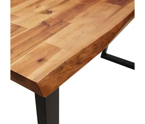 Konsolinis Staliukas Su Gyvu Kraštu, 140X40X80cm Akacija Konsolinis Staliukas Su Gyvu Kraštu, 140X40X80cm Akacija