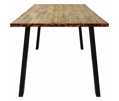 Virtuves Galds, 200X90X75 Cm, Akācijas Masīvkoks Vidaxl