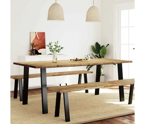 Virtuves Galds, 200X90X75 Cm, Akācijas Masīvkoks Vidaxl