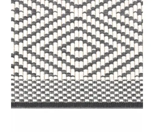 Āra Paklājs, Pelēks Un Balts, 80X150 Cm, Abpusējs Vidaxl