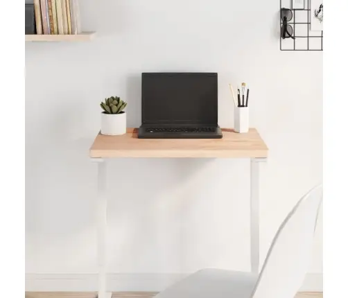 Galda Virsma, 60X40X2,5 Cm, Taisnstūra, Dižskābarža Masīvkoks Vidaxl