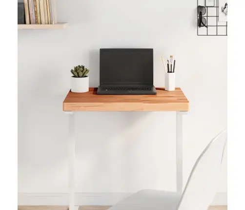 Stalviršis, 60X40X4cm Bukmedžio Masyvas, Stačiakampis