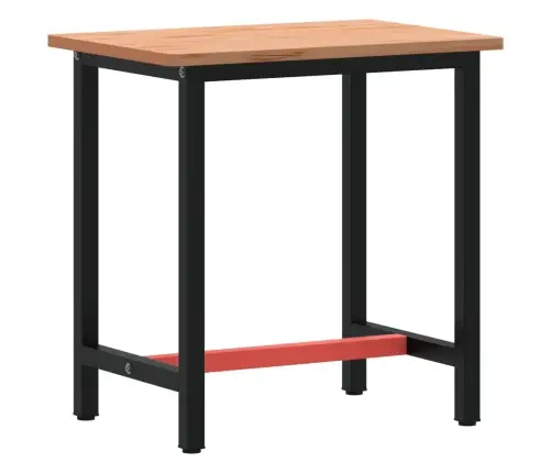 Töölaud, 80 X 55 X 81,5 cm Pöökpuu Ja Metall
