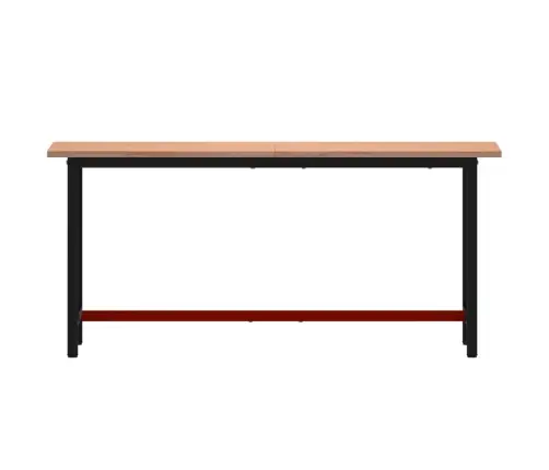 Darbagalds, 180X55X81,5 Cm, Dižskābarža Masīvkoks Un Metāls Vidaxl
