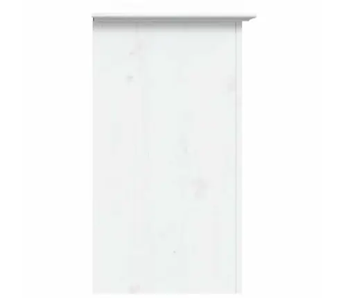 Naktsskapītis Bodo, Balts, 53X38,5X67 Cm, Priedes Masīvkoks Vidaxl