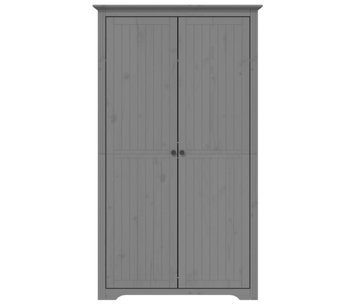 Skapis Bodo, Pelēks, 99X53,5X173 Cm, Priedes Masīvkoks Vidaxl