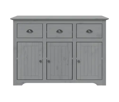 Kumode Bodo, Pelēka, 115,5X44X80 Cm, Priedes Masīvkoks Vidaxl