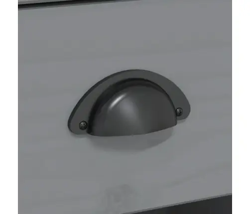 Kumode Bodo, Pelēka, 115,5X44X80 Cm, Priedes Masīvkoks Vidaxl