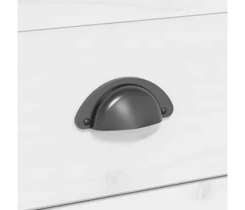 Kafijas Galdiņš Bodo, Balts, 100X55X46 Cm, Priedes Masīvkoks Vidaxl