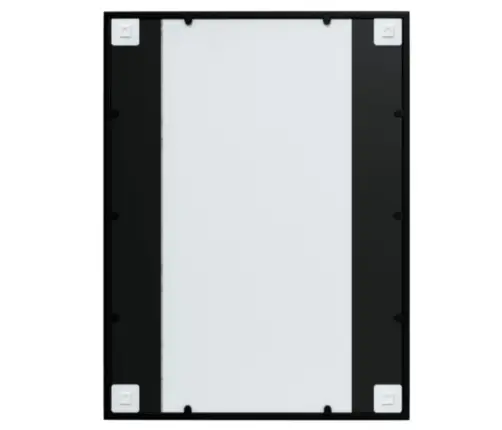 Seinapeeglid 2 Tk, Must, 80 X 60 cm Metall