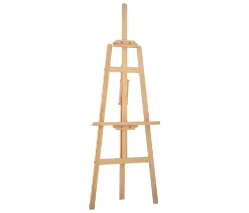 Molbertas-Stovas, 53,5X95X127cm Pušies Medienos Masyvas