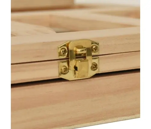 Galda Molberts Ar Atvilktni, 33,5X25,5X7 Cm, Priedes Masīvkoks Vidaxl