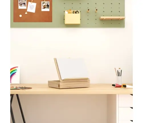 Galda Molberts Ar Atvilktni, 33,5X25,5X7 Cm, Priedes Masīvkoks Vidaxl