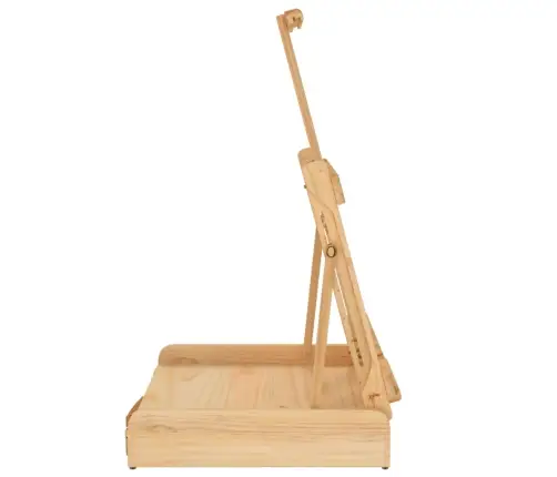 Galda Molberts Ar Atvilktni, 41,5X37X12 Cm, Priedes Masīvkoks Vidaxl