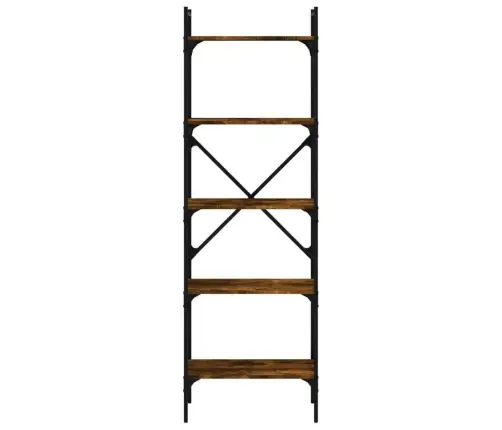 Raamaturiiul, Suitsutatud Tamm, 56X31,5X174 cm Tehispuit