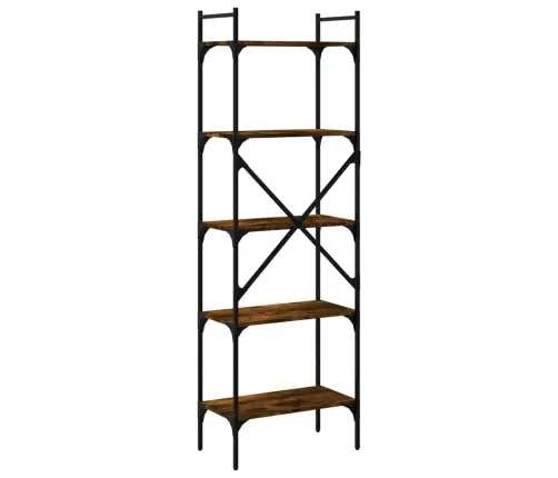 Raamaturiiul, Suitsutatud Tamm, 56X31,5X174 cm Tehispuit