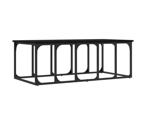 Kafijas Galdiņš, Melns, 100X50X35,5 Cm, Inženierijas Koks Vidaxl Kafijas Galdiņš, Melns, 100X50X35,5 Cm, Inženierijas Koks Vidaxl