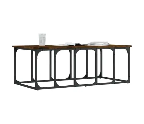 Kafijas Galdiņš, Ozola Krāsa, 100X50X35,5 Cm, Inženierijas Koks Vidaxl