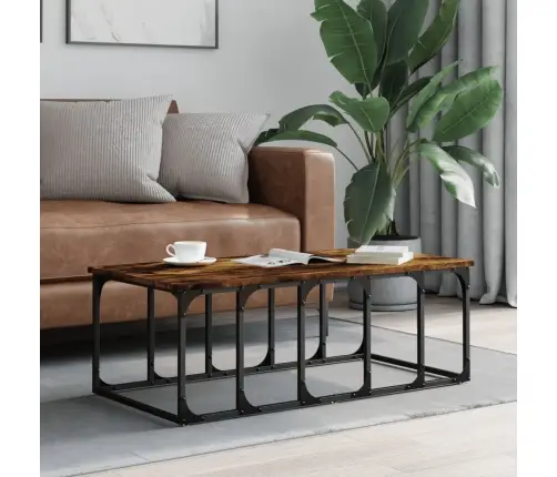 Kafijas Galdiņš, Ozola Krāsa, 100X50X35,5 Cm, Inženierijas Koks Vidaxl