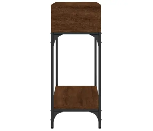 Konsoles Galdiņš, Brūna Koka, 100X39X75 Cm, Inženierijas Koks Vidaxl