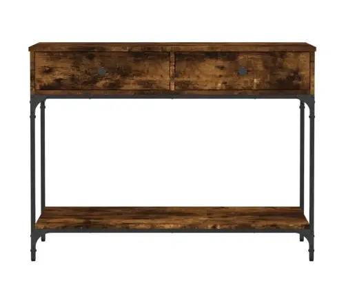 Konsoles Galdiņš, Ozolkoka, 100X34,5X75 Cm, Inženierijas Koks Vidaxl