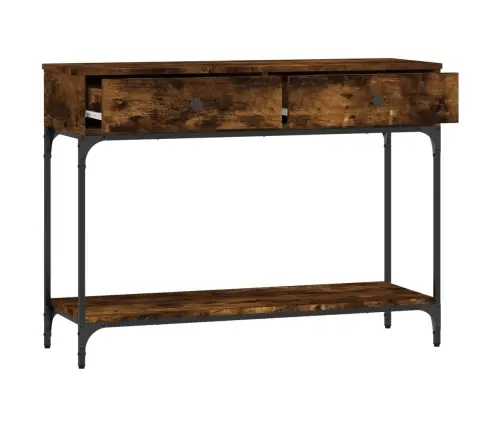 Konsoles Galdiņš, Ozolkoka, 100X34,5X75 Cm, Inženierijas Koks Vidaxl