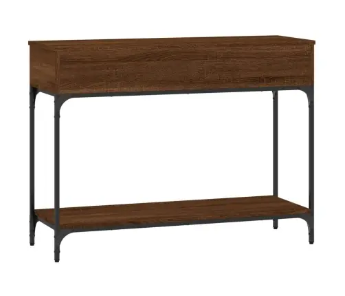 Konsoles Galdiņš, Brūna Koka, 100X34,5X75 Cm, Inženierijas Koks Vidaxl
