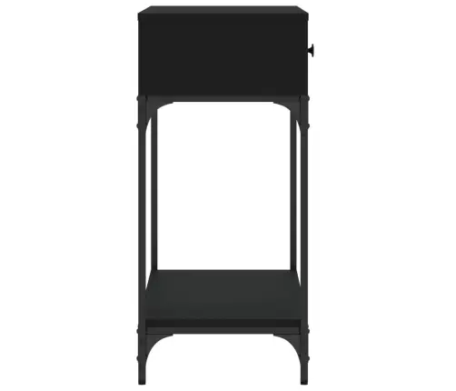 Konsoollaud, Must, 75X34,5X75 cm Tehispuit