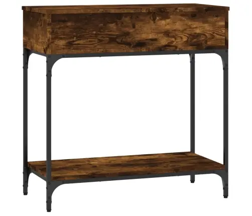 Konsoollaud, Suitsutatud Tamm, 75X34,5X75 cm Tehispuit Konsoollaud, Suitsutatud Tamm, 75X34,5X75 cm Tehispuit