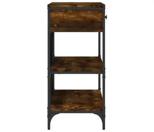 Konsoles Galdiņš Ar Atvilktnēm Un Plauktiem, Inženierijas Koks Vidaxl