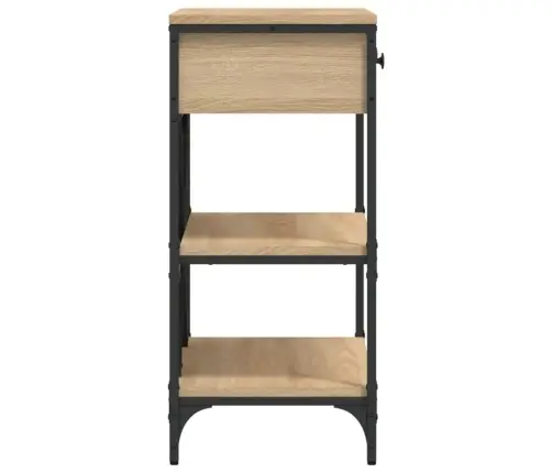 Konsoollaud, Sonoma Tamm, 75X34,5X75 cm Tehispuit