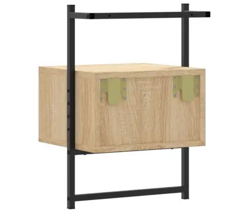 Seinale Kinnitatav Öökapp, Sonoma Tamm, 35X30X51 cm Tehispuit