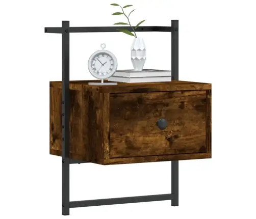 Seinale Kinnitatavad Öökapid 2 Tk, Suitsutamm, 35X30X51 Cm