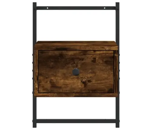 Seinale Kinnitatavad Öökapid 2 Tk, Suitsutamm, 35X30X51 Cm