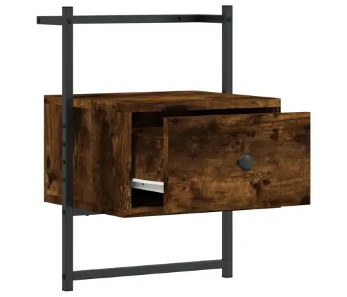 Seinale Kinnitatavad Öökapid 2 Tk, Suitsutamm, 35X30X51 Cm