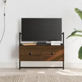 Sienas Tv Skapītis, Brūns, 60,5X30X51 Cm, Inženierijas Koks Vidaxl